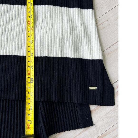 Tommy Hilfiger Knitted Midi Dress Super Stretchy Size Medium Blue White - Picture 9 of 10